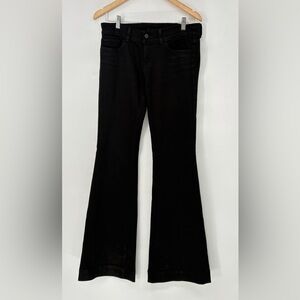 J. Brand Flare Jeans Black Size 29 Lovestory Style 72201 Jett Mid rise womens‎